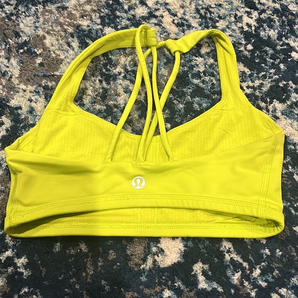 Lulu lemon lime green sports bra - Picture 2 of 2